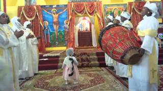 Hosanna Bearyam ሆሳዕና በአርያም  Ethiopian Orthodox Tewahedo Mezmur at St Michael EOTC Indianapolis [upl. by Enirahtac]