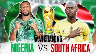 NIGERIA Vs SOUTH AFRICA  LIVE WATCHALONG  WORLD CUP QUALIFIERS [upl. by Leicam]