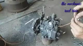 HOW TO TEST SOLENOID INJECTION PUMP 4BE1 ISUZU ROTARY [upl. by Jodoin155]