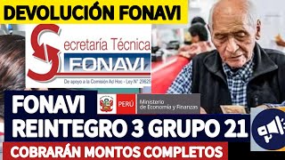 FONAVI REINTEGRO 3 COBRARÁN MONTOS EXACTOS DE DEVOLUCIÓN [upl. by Bannon804]