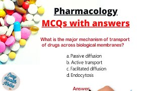 Pharmacology ।। Important MCQs Multiple Choice Questions with answers [upl. by Merola174]