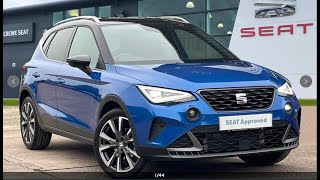 Approved Used SEAT Arona 10 TSI FR Limited Edition Euro 6 ss 5dr  Crewe SEAT amp CUPRA [upl. by Georgi]