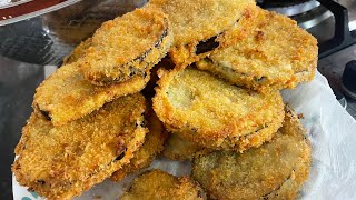 BERINJELA À MILANESA COM PANKO SUPER DIFERENTE [upl. by Yentterb558]