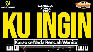 Rita Sugiarto  Ku Ingin Karaoke Koplo [upl. by Naillimixam]