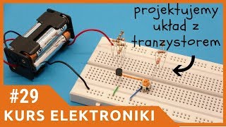 ZIZ 29 Tranzystor npn BC548B cz1 Kurs elektroniki dla początkujących [upl. by Nywnorb]