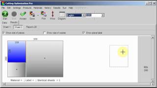 Moving parts between sheets in Cutting Optimization pro 5 [upl. by Yadseut]