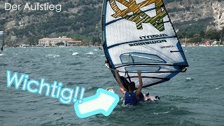 Windsurfen Lernen Der Wasserstart leicht gemacht  WindsurfTutorial [upl. by Annecorinne]