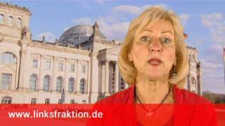 DIE LINKE Dagmar Enkelmann Die Alternative ist nicht prekäre sondern Gute Arbeit [upl. by Rehprotsirhc]