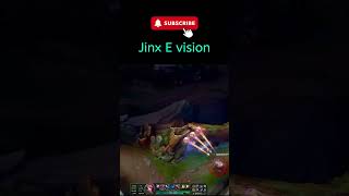 League of legends Jinx E vision leagueoflegendstips jinx [upl. by Pfister]