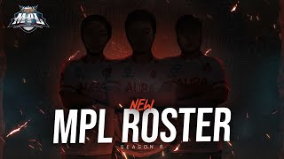 AURA MLBB  NEW MPL ROSTER [upl. by Efioa608]