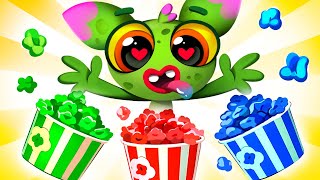 THIS IS POPCORN SONG 🍿 Kids Songs by Spooky Friends [upl. by Jp]