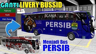 Cara Terbaru Ganti LIVERY Game Bus Simulator Indonesia  Mudah amp Cepat [upl. by Osrock444]