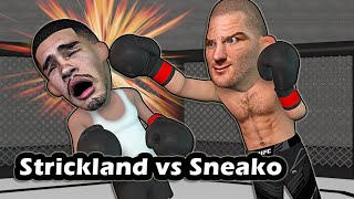 Sean Strickland DESTROYS Sneako [upl. by Axe]