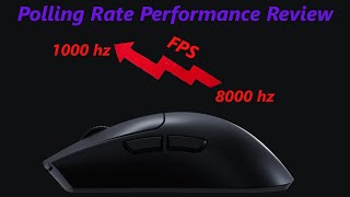 8k vs 4k vs 2k vs 1k Mouse polling rate performance  Razer Viper 3 Hyperspeed  7800x3D  7900 XTX [upl. by Latrina]