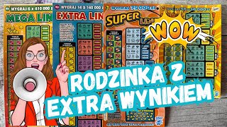 Zdrapki Lotto👉RODZINKA LINI😃JEST SUPER🤩 [upl. by Uchish]