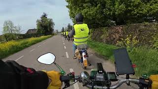 Bromfiets club 11en 30 Toertocht 13 april 2024 [upl. by Virg]