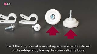 LG Refrigerators How To Install An Ice Maker Kit  Top Mount Refrigerators [upl. by Sascha]