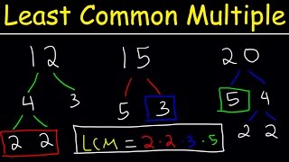 How To Find The LCM of 3 Numbers  Plenty of Examples [upl. by Eleanora]