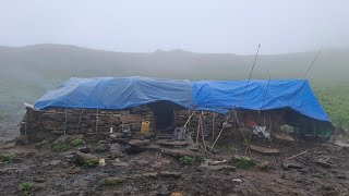 Nepali Mountain Village Life  Organic Shepherd Food Cooking  Shepherd Life  Real Nepali Life [upl. by Pooh]