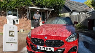 Cleaning my Z4 using Autoglym [upl. by Marduk]