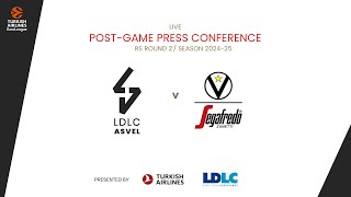 Press conference LDLC ASVEL vs Virtus Bologna [upl. by Lrae]