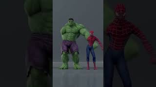 Funny Dance Spider Man And Halk Funny 🤣 comedy hulk spidermancomedy [upl. by Asteria]