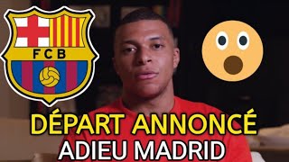 😱MBAPPÉ BRISE LE SILENCE UN TRANSFERT VERS LE BARÇA ACTUALITÉ DU BARÇA [upl. by Yerroc478]