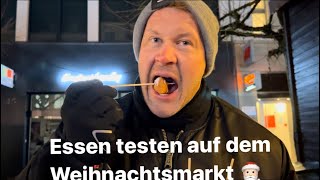 Ich esse alles auf dem Weihnachtsmarkt [upl. by Sonahpets]