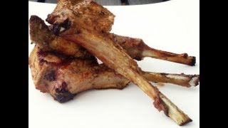 Grilled Lamb Chops Recipe Indian Style  Easter Special [upl. by Garrett267]