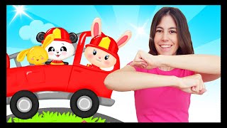 Titounis  canción de los bomberos  canciones para niños y bebés [upl. by Neumann]