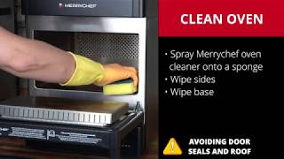 Merrychef eikon e2s high speed oven Cleaning Video [upl. by Libove]