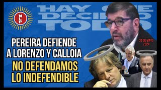 Pereira defendió a Lorenzo y Calloia repitiendo el error del gobierno de defender a Iturralde [upl. by Falzetta847]