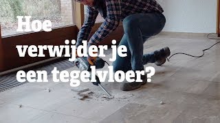 Tegelvloer Verwijderen  Hoe verwijder je een tegelvloer  RentSetGo [upl. by Sabina]