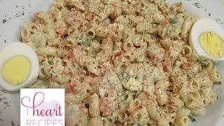 Dinner for two  Tuna Macaroni Pasta Salad  I Heart Recipes [upl. by Fairweather]