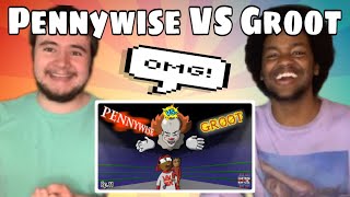 verbalase Pennywise Vs Groot  Cartoon Beatbox Battles’ REACTION [upl. by Nylatsirk989]