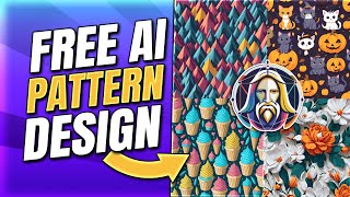 Leonardo Ai FREE Pattern Design Tutorial for Print on Demand ft Printify [upl. by Aysan]