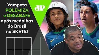 quotIsso foi UM ABSURDOquot OLHA contra o quê Vampeta DESABAFOU após MEDALHAS do Brasil nas Olimpíadas [upl. by Ytrebil]