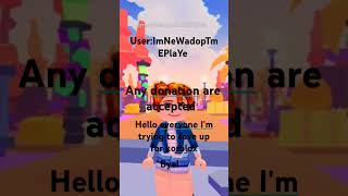 Hello everyone this is my first video and Im trying to save up for korblox can u help me [upl. by Nynahs]