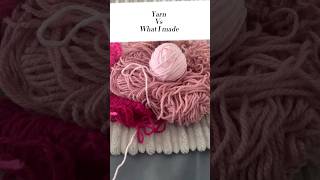 Yarn vs what I made🌸 fashion summerfashion [upl. by Annaeerb]