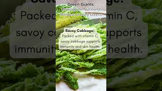 Unveiling the Nutritional Secrets of Savoy Cabbage [upl. by Weiser]