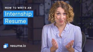 How to write an Internship resume [upl. by Omland784]