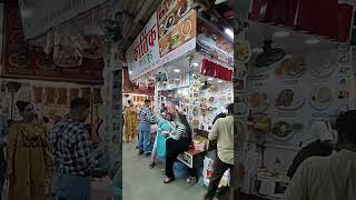 Juhu beach side food stalls serving pani puri paav baaji gola ice cream [upl. by Saleem402]