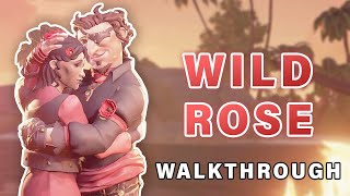 WILD ROSE Tall Tale COMPLETE Walkthrough  All Commendations ► Sea of Thieves [upl. by Anatsirhc261]