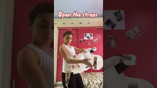 How to wear a scoliosis brace part 1 🩻 scoliosistreatment life brace shorts [upl. by Christianson744]