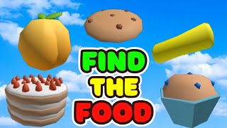 Find The FOOD 💖New 5 Food 💖ROBLOX 💖All Badges 105 [upl. by Schwartz]