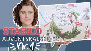 STABILO Adventskalender 2021 für die ganze Familie [upl. by Durrej980]