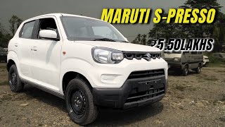 Maruti Suzuki S Presso Top Model 2024 Review Features Price [upl. by Cuttler417]