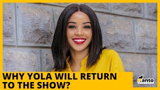 YOLA IS COMING BACK TO ZORA CITIZEN TV SHOW [upl. by Alamap]