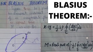 The Blasius Theorem  Proof of Blasius Theorem MBMATHEMATICS [upl. by Coletta]