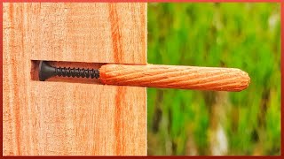 Amazing Woodworking Techniques amp Wood Joint Tips  Genius Wooden Connections  by marcip [upl. by Lecrad]